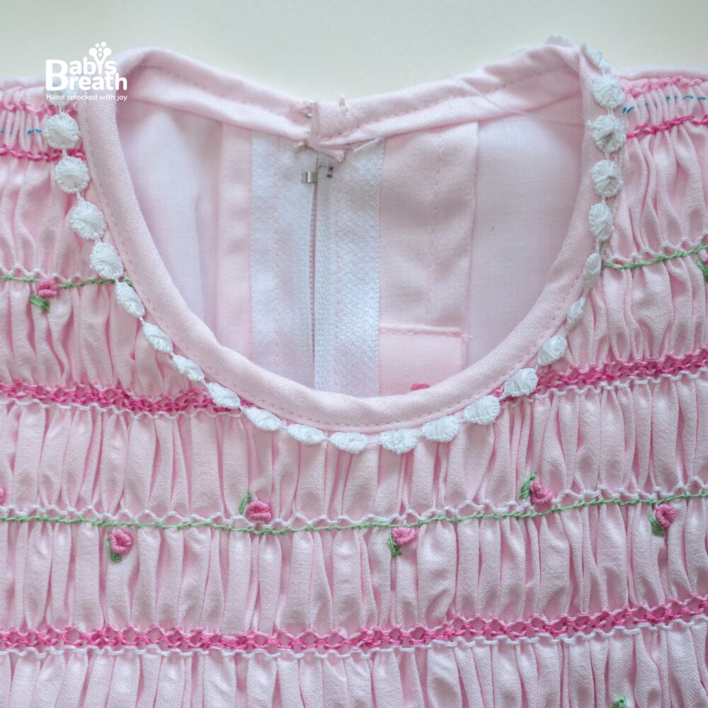 A powder pink shoulder smock dress - Image 3