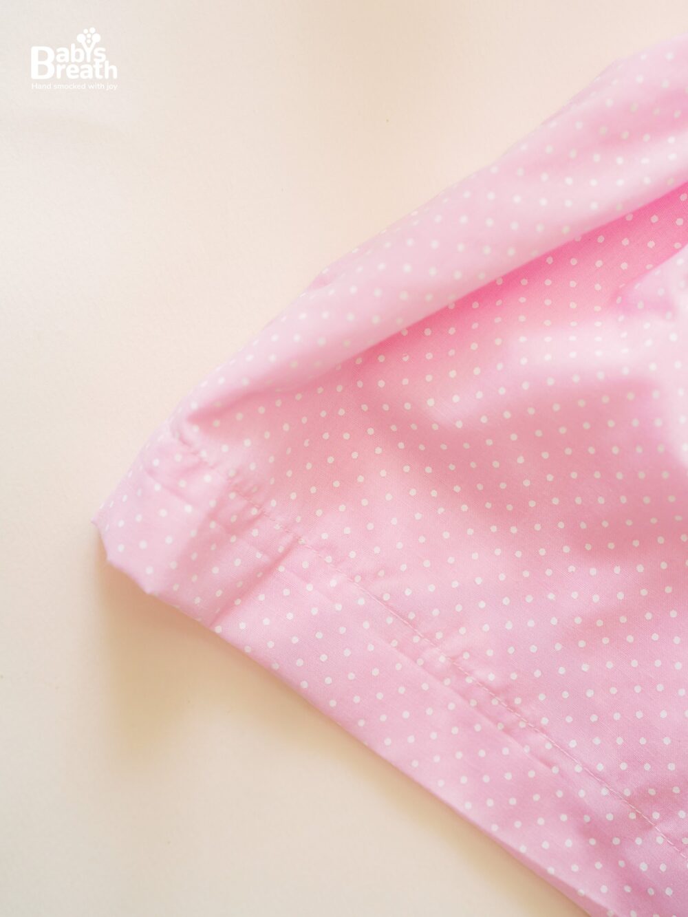 Pink polka smock dress - Image 4