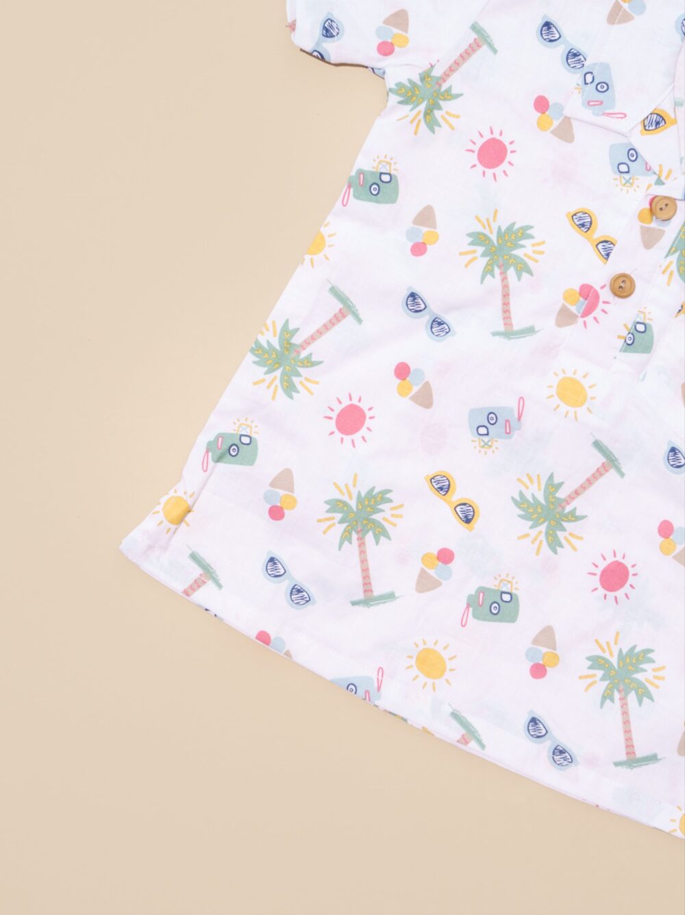 Summer print cotton shirt - Image 4