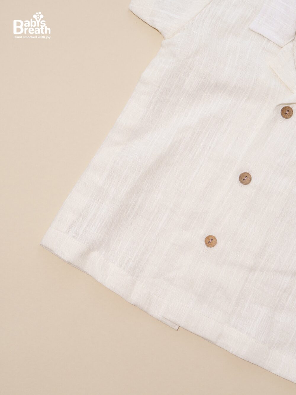 Linen cotton embroidered shirt - Image 4