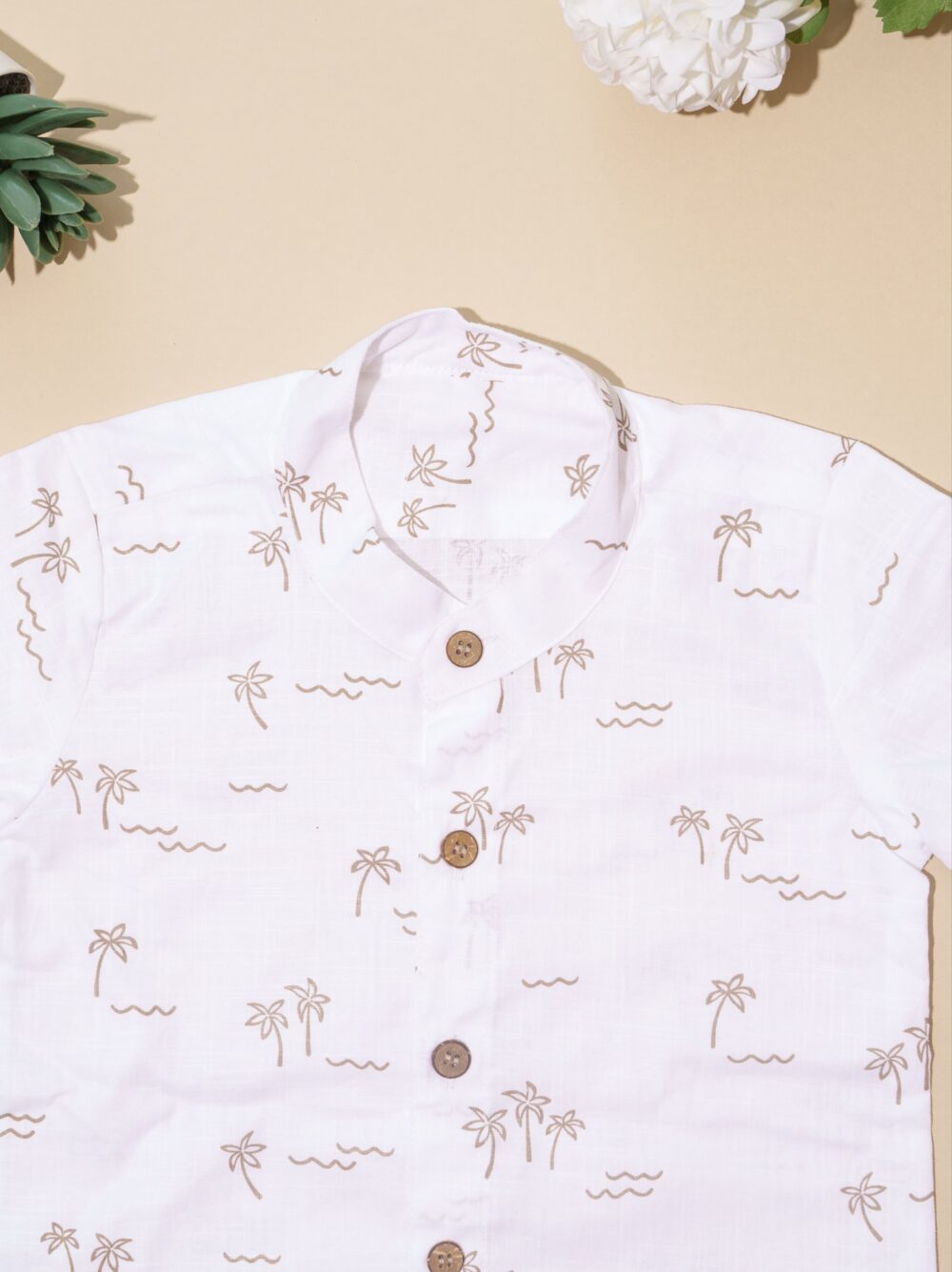 Summer print cotton shirt - Image 2