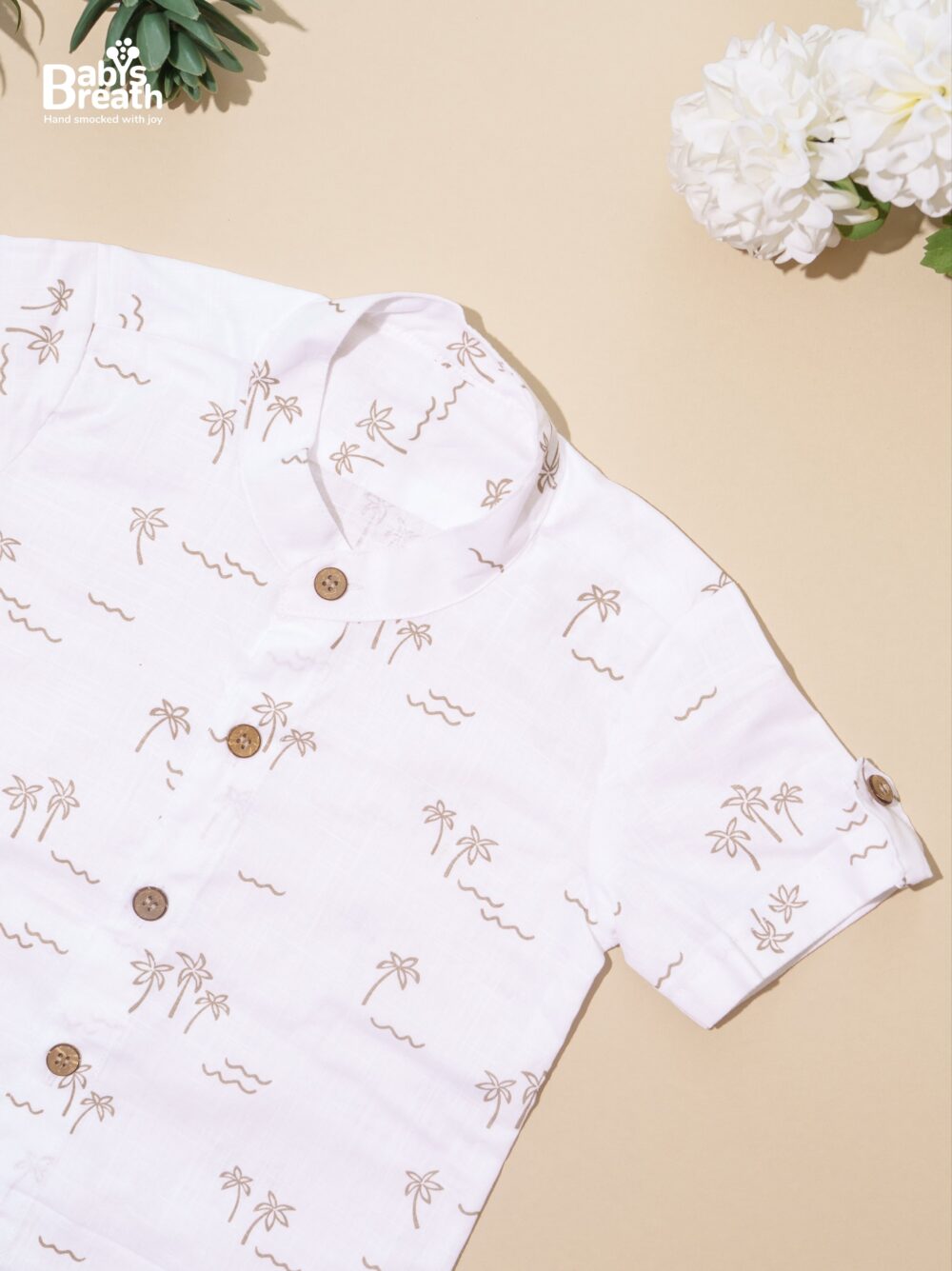 Summer print cotton shirt - Image 3